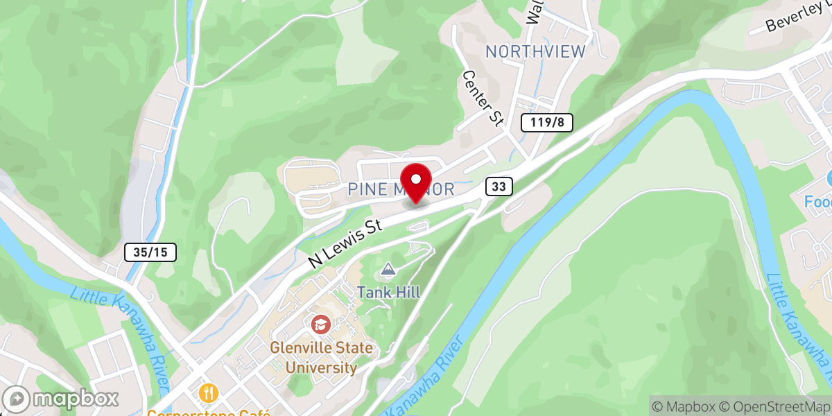 Map showing location of Anchor Ministries