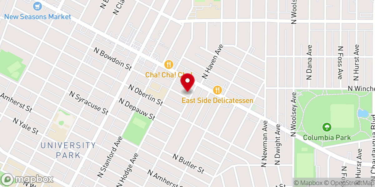 Map showing location of United House of Prayer for all People