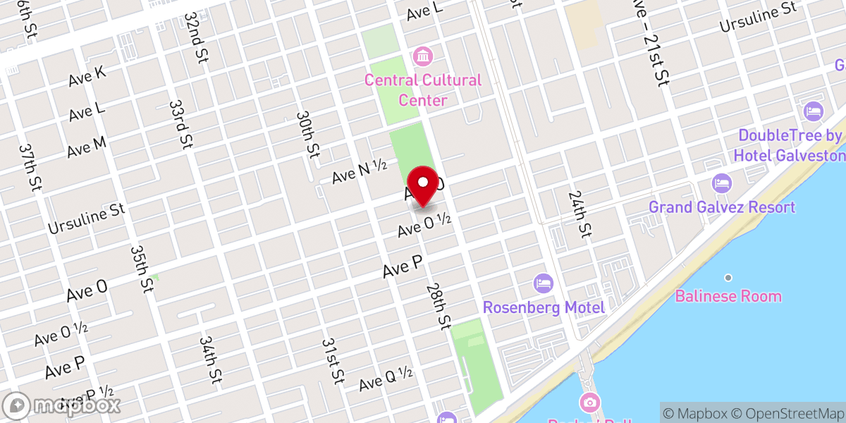 Map showing location of Central Christian Church