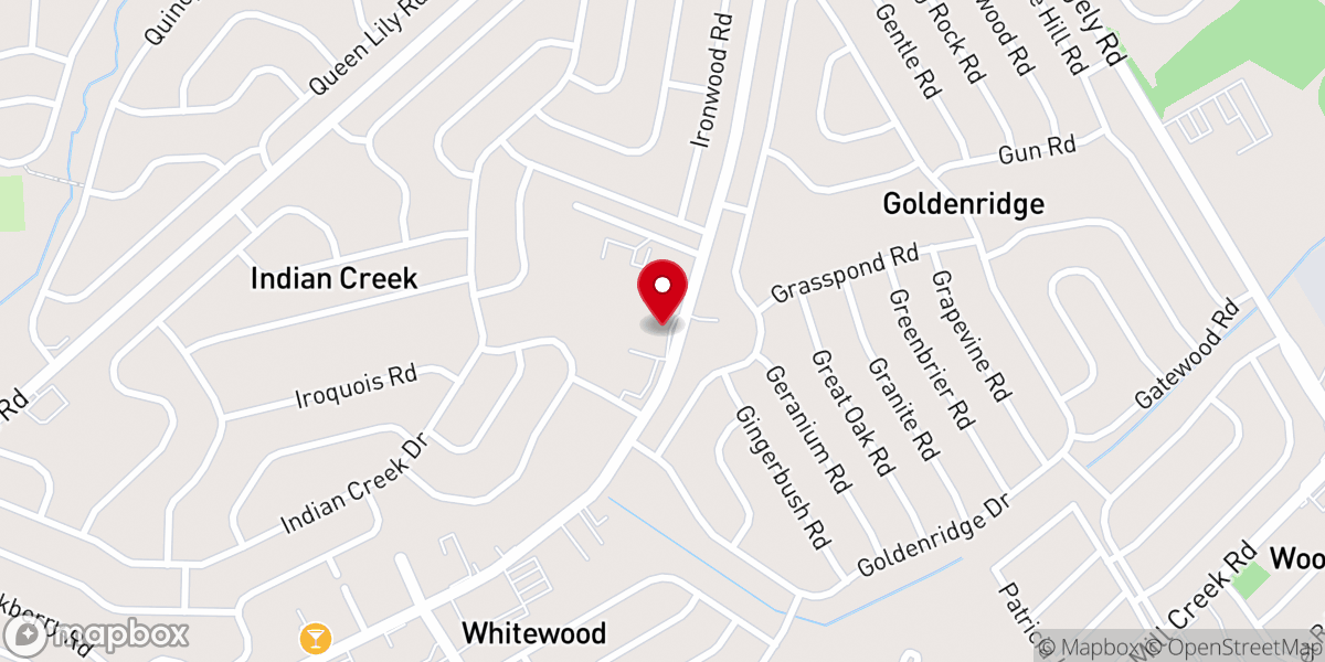 Map showing location of First Baptist Church of Levittown-Fairless Hills