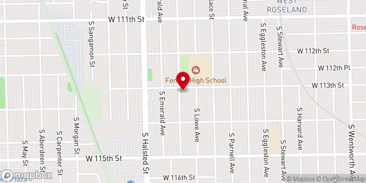 Map showing location of Lilydale First Baptist Church