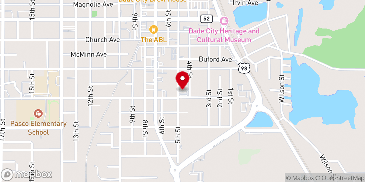 Map showing location of Elim Casa de Oasis, Family Bay
