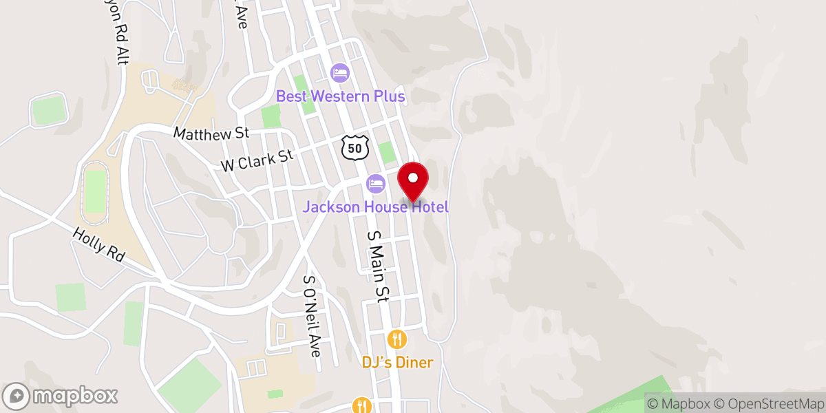 Map showing location of Eureka Community Church