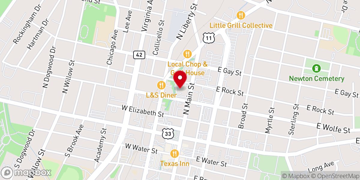 Map showing location of Artful Dodger