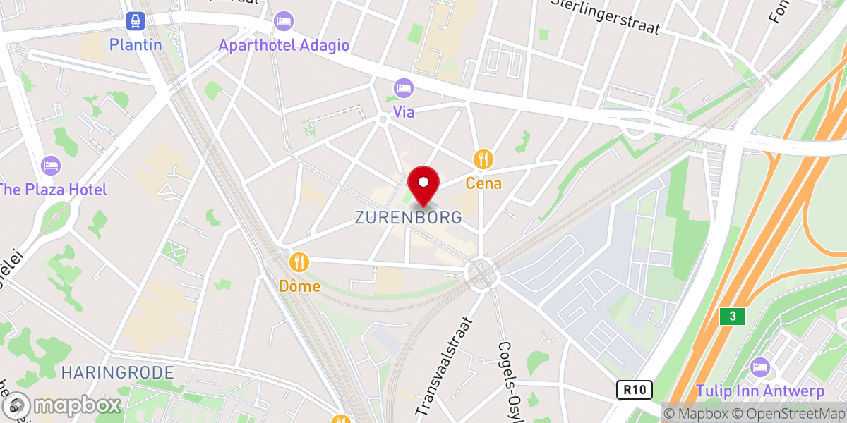 Map showing location of Église Saint Norbert