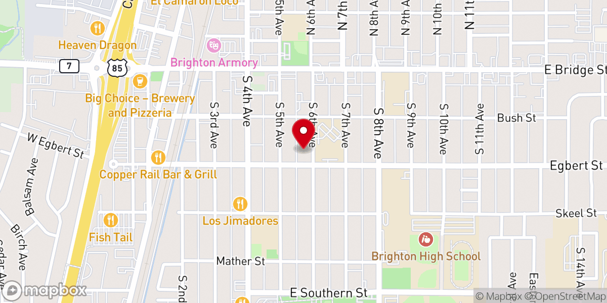 Map showing location of Saint Augustine Catholic Church