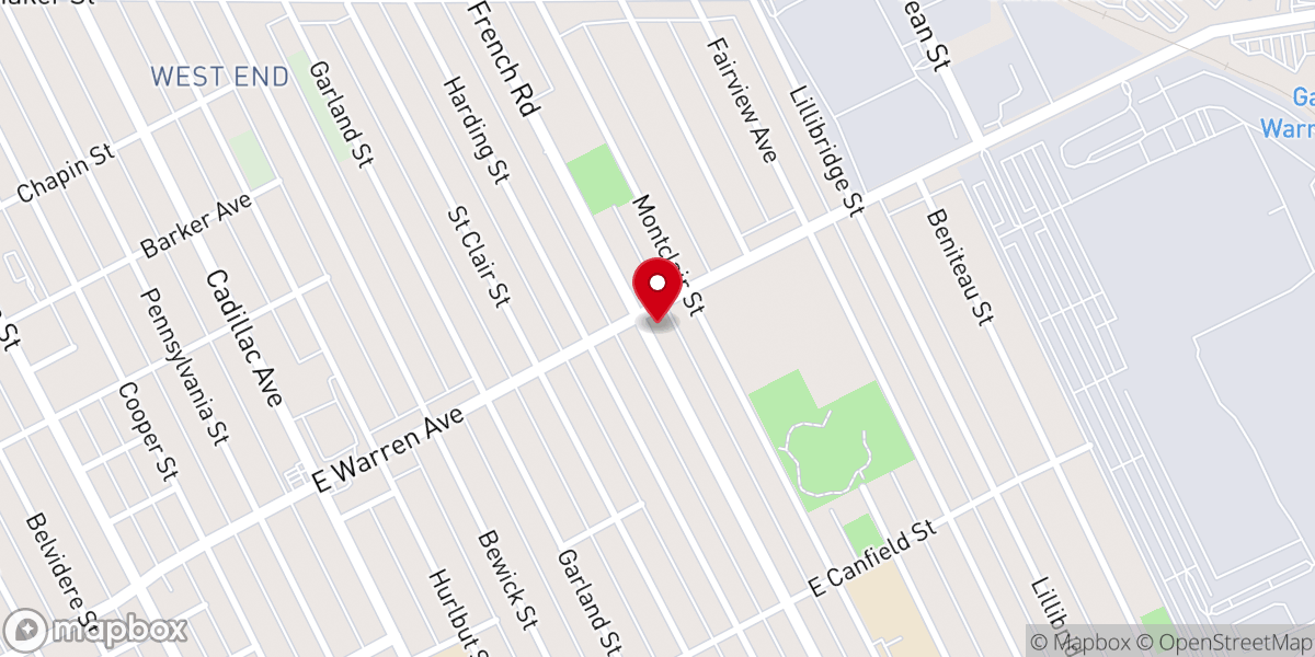 Map showing location of Faith Temple Baptist Church