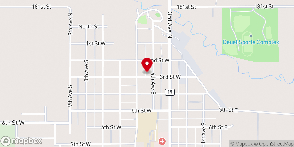Map showing location of Midwest Wedding Officiant