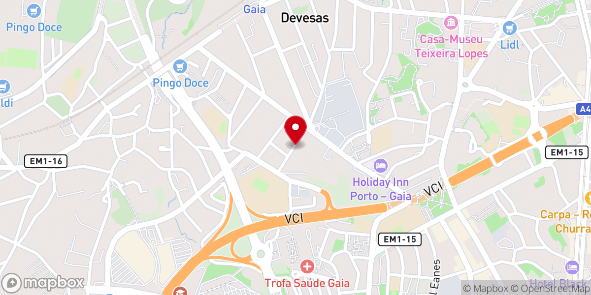 Map showing location of IDPMI Nova Esperança - Igreja Evangélica