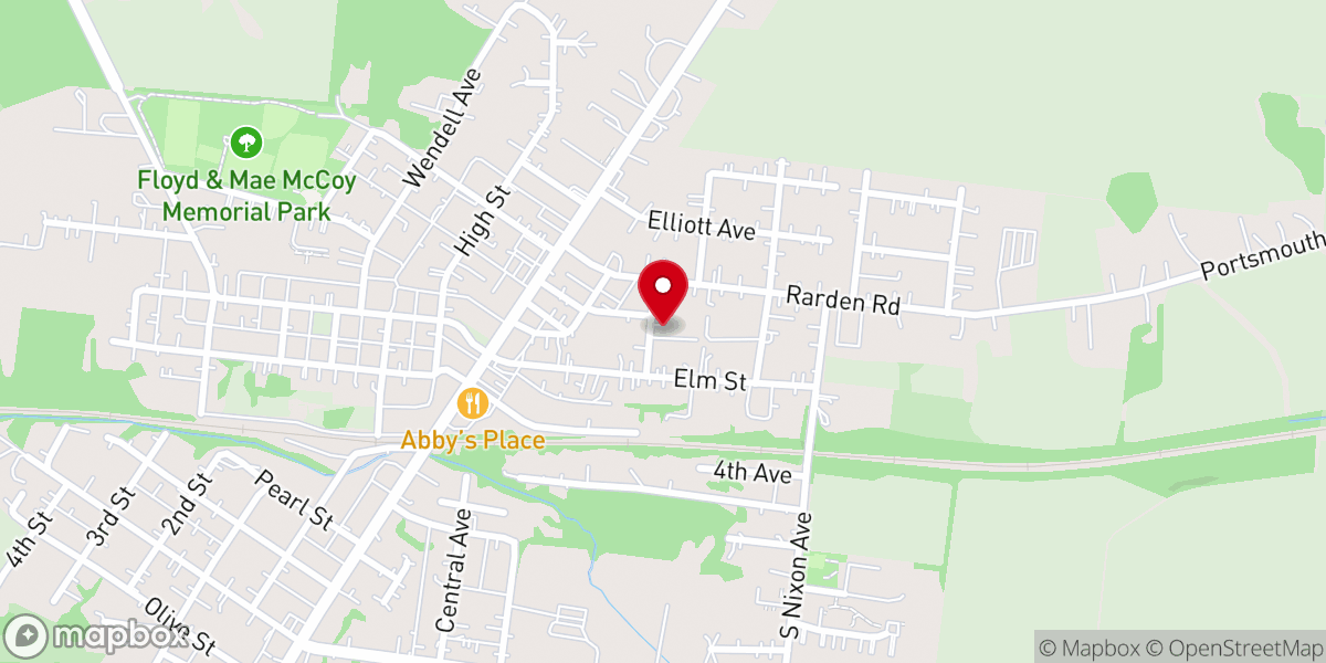 Map showing location of Praise and Worship Church