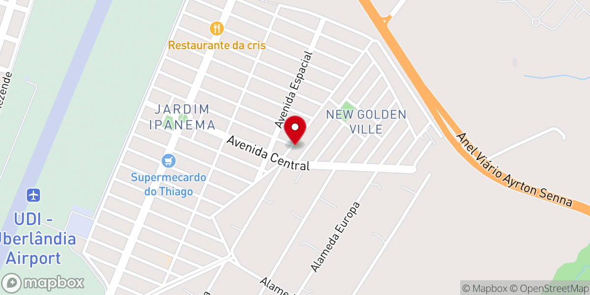 Map showing location of Igreja Redençao e Graça