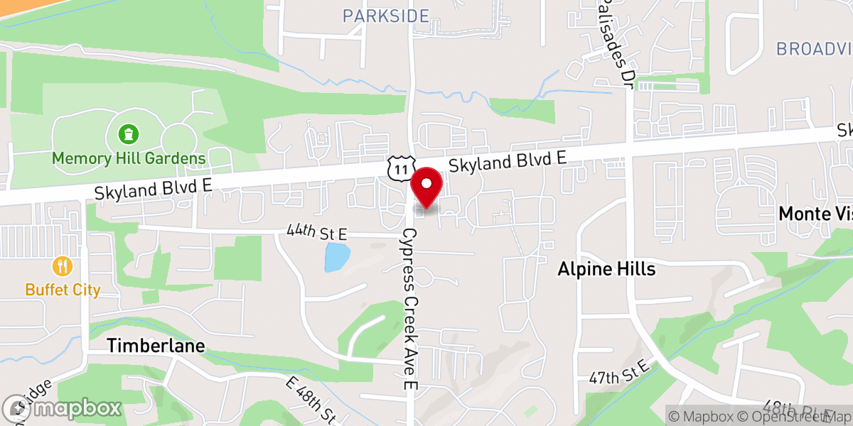 Map showing location of St Luke United Methodist Church