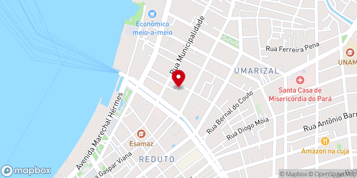 Map showing location of Link Church Belém - Igreja Cristã