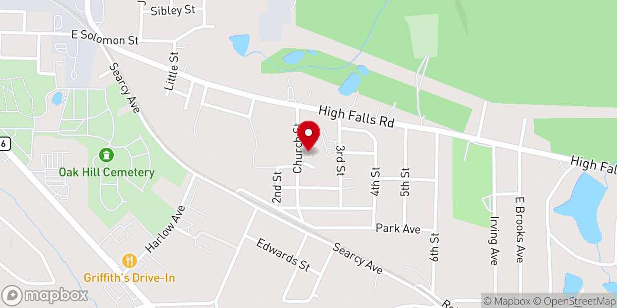 Map showing location of Moving Forward Ministries