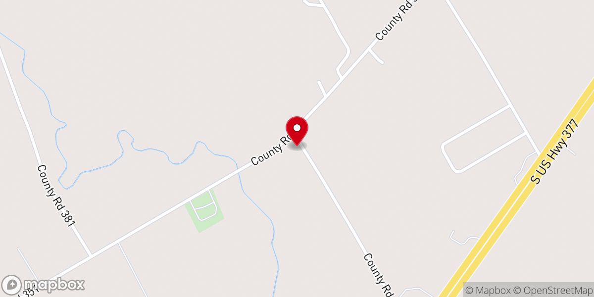 Map showing location of Green Creek Church