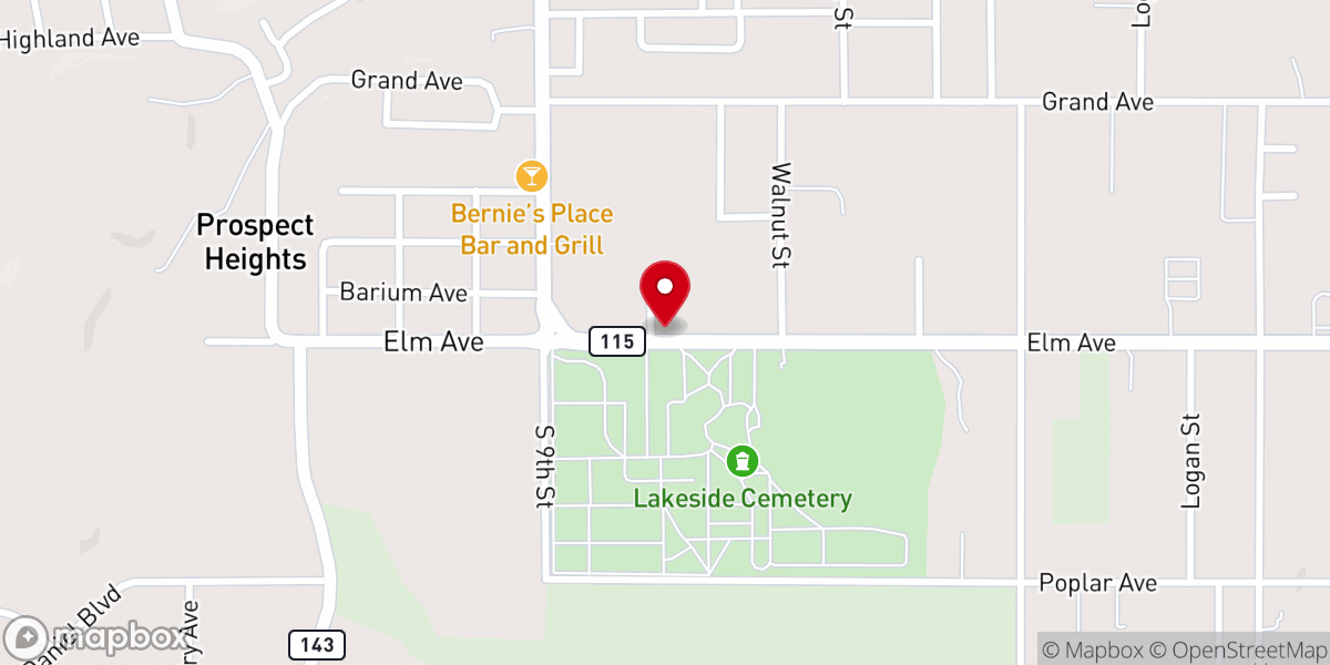 Map showing location of Lifeway Baptist Church