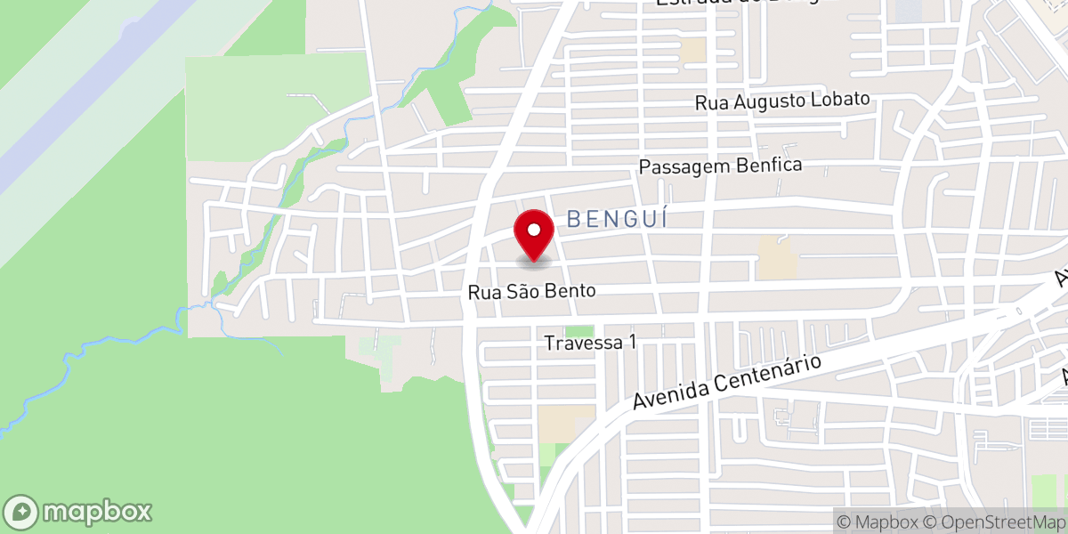 Map showing location of Ministério Manah Pentecostal