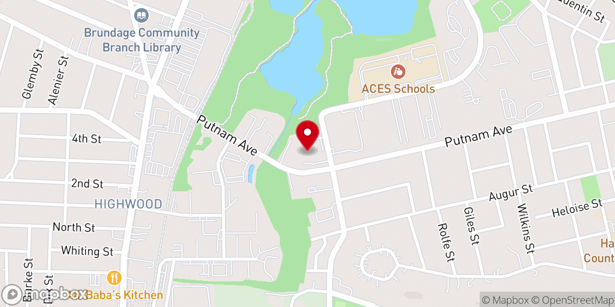 Map showing location of Mount Zion Seventh-day Adventist Church