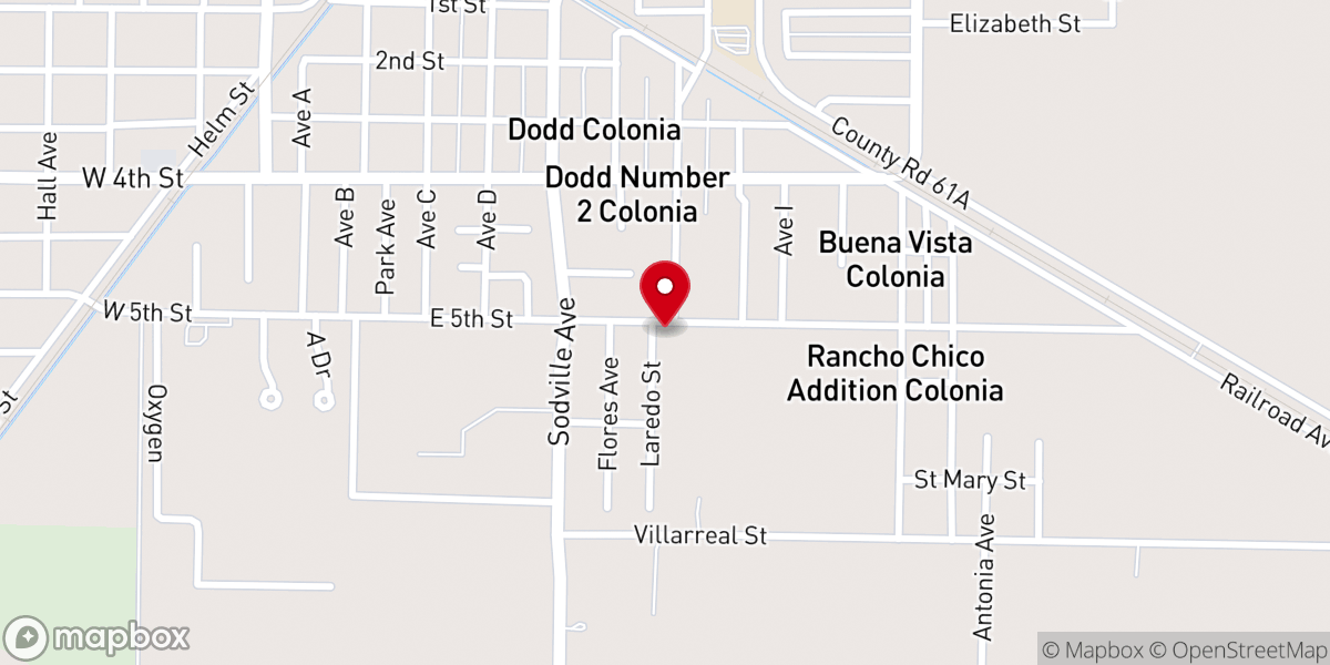 Map showing location of Spirit of Faith Church