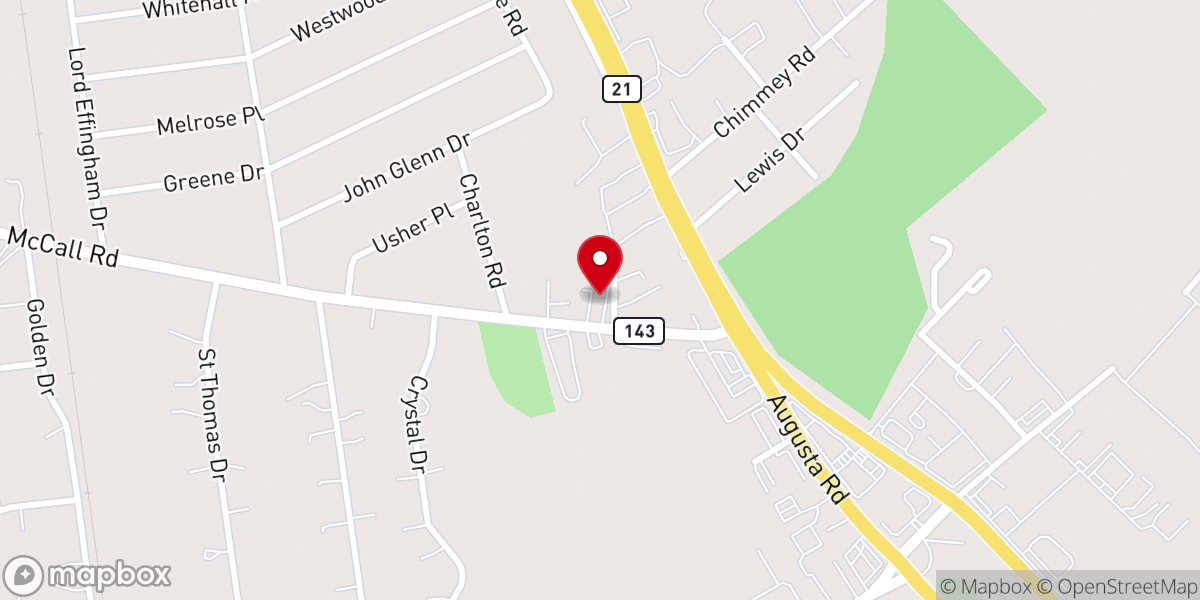 Map showing location of His Steps