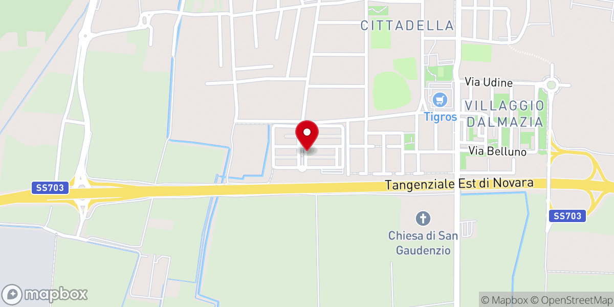 Map showing location of Chiesa evangelica metodista di Novara- unione delle chiese metodiste e valdesi
