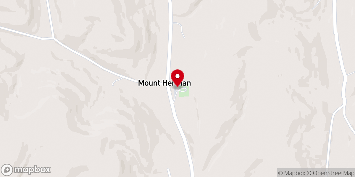 Map showing location of Mt Hermon Baptist Church