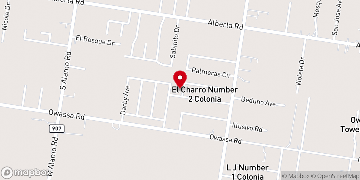 Map showing location of Ciudad De Refugio