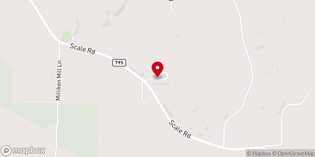 Map showing location of Maple Hill Church of Christ