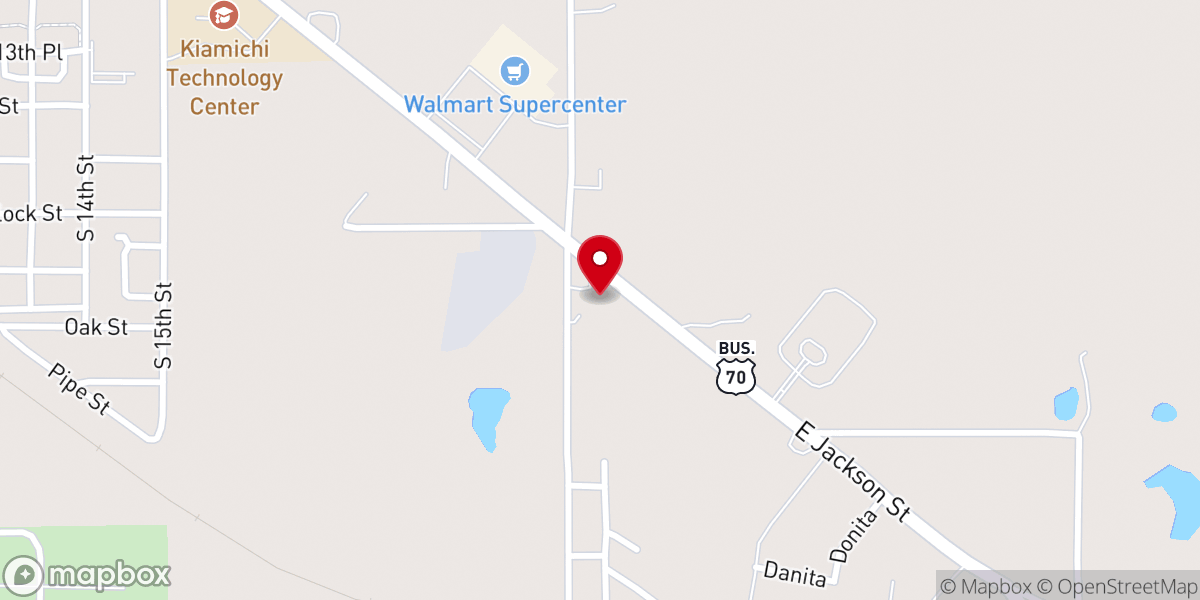 Map showing location of Immaculate Conception Catholic Church