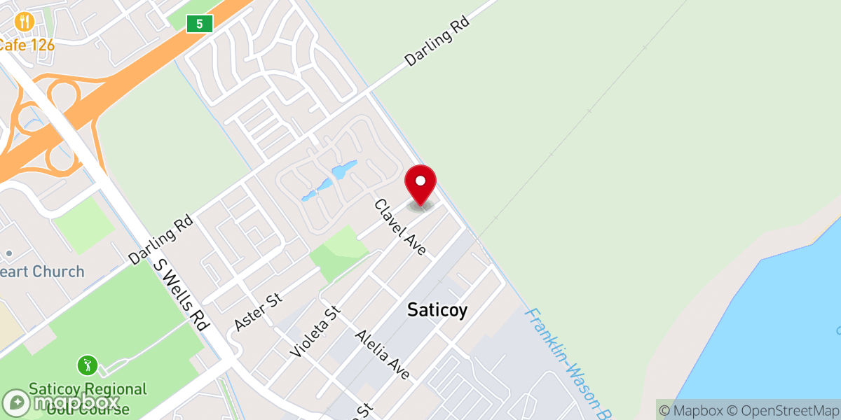 Map showing location of Iglesia de Dios de la Profecia