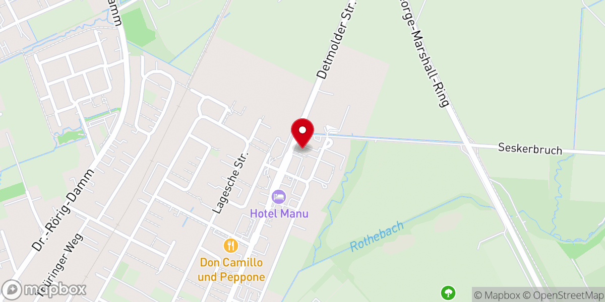 Map showing location of Adventgemeinde Paderborn
