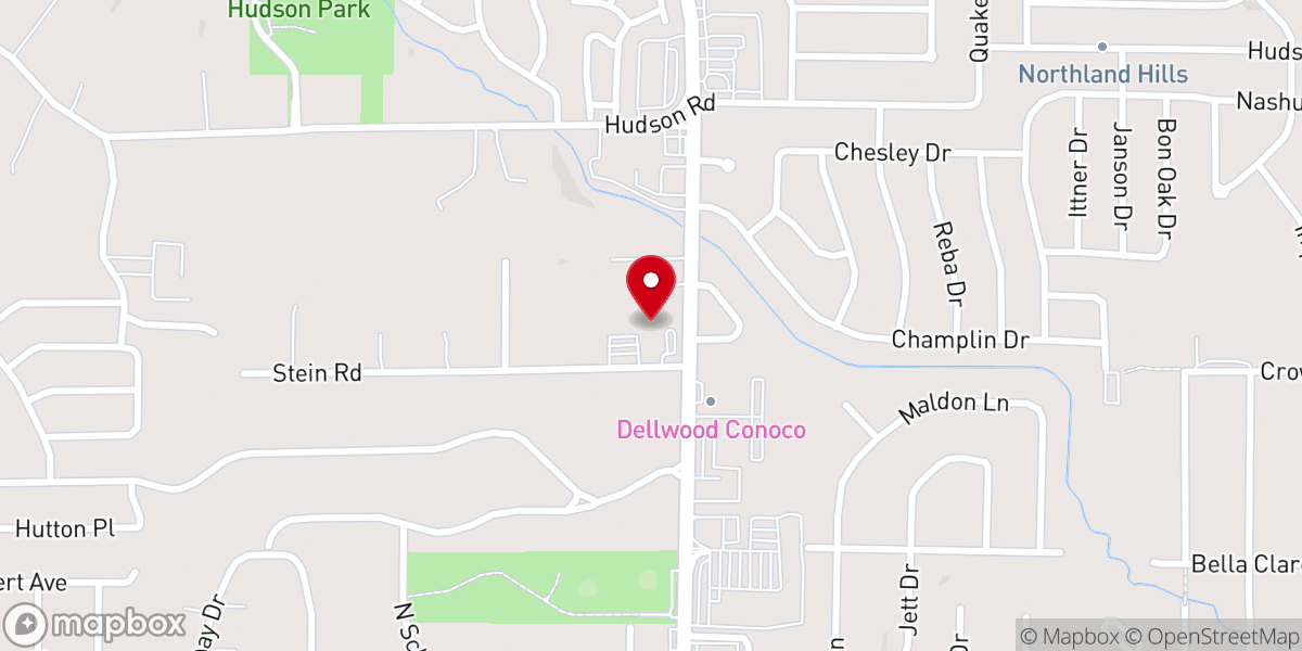Map showing location of St Peter's United Church-Christ