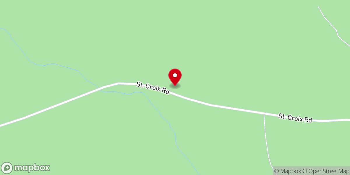 Map showing location of Blue Moose Lodge
