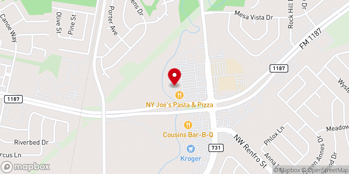 Map showing location of The Fountains Fellowship Church