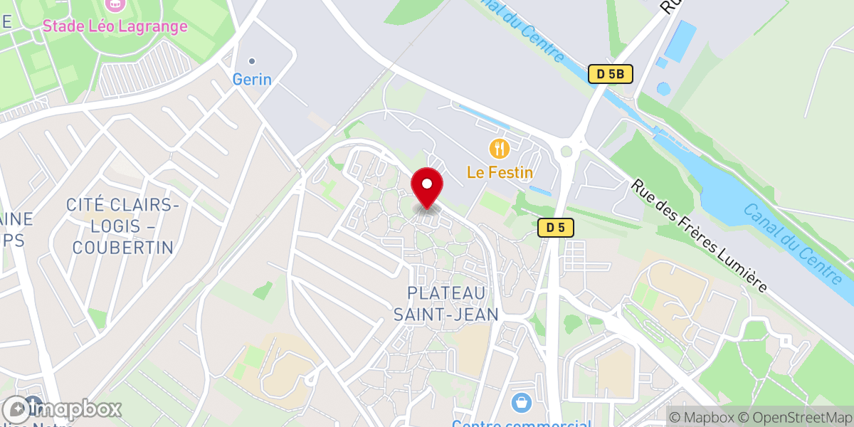 Map showing location of Roberjot Jean Maurice