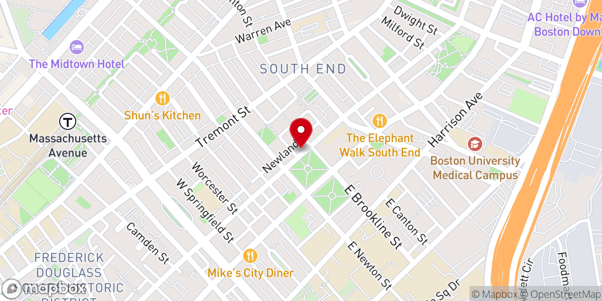 Map showing location of St Stephen's Episcopal Church