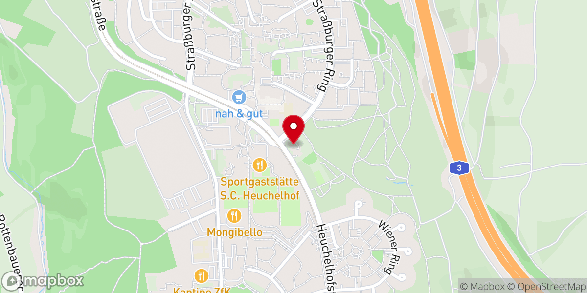 Map showing location of Gethsemane-Kirche