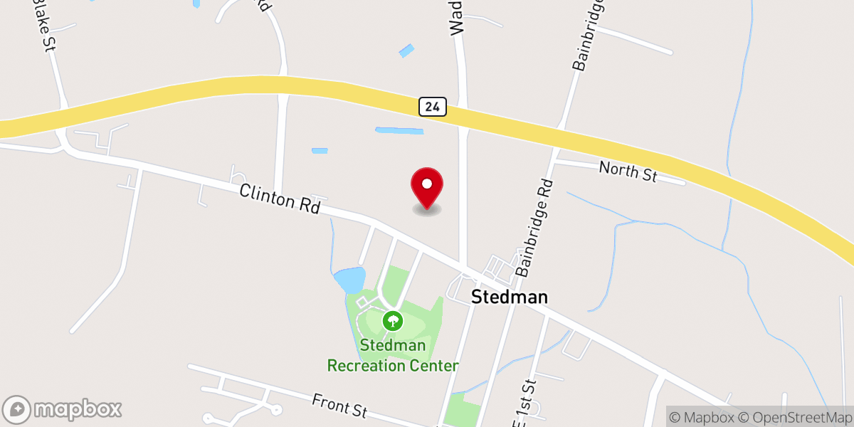 Map showing location of Prodigal Ministries