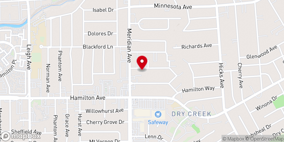 Map showing location of Christ the Good Shepherd Lutheran Church
