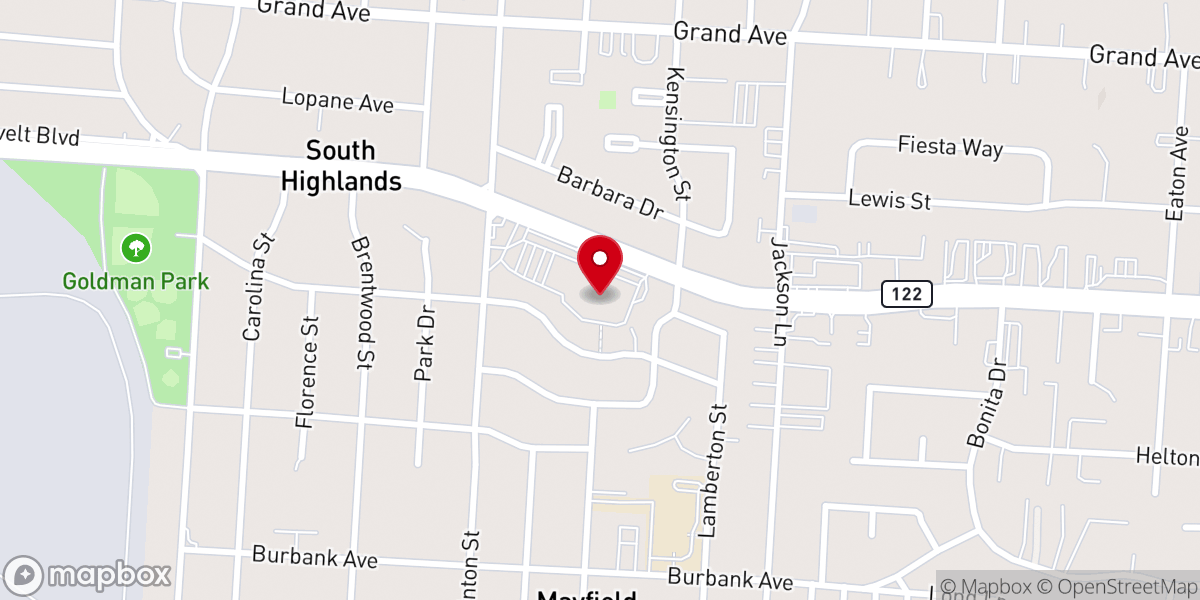 Map showing location of Iglesia Cristiana Adulam, Inc.,3224 Roosvelt Blvd, Middletown ohio 45044