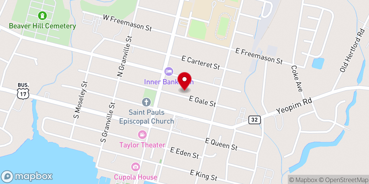 Map showing location of Kadesh AME Zion Church