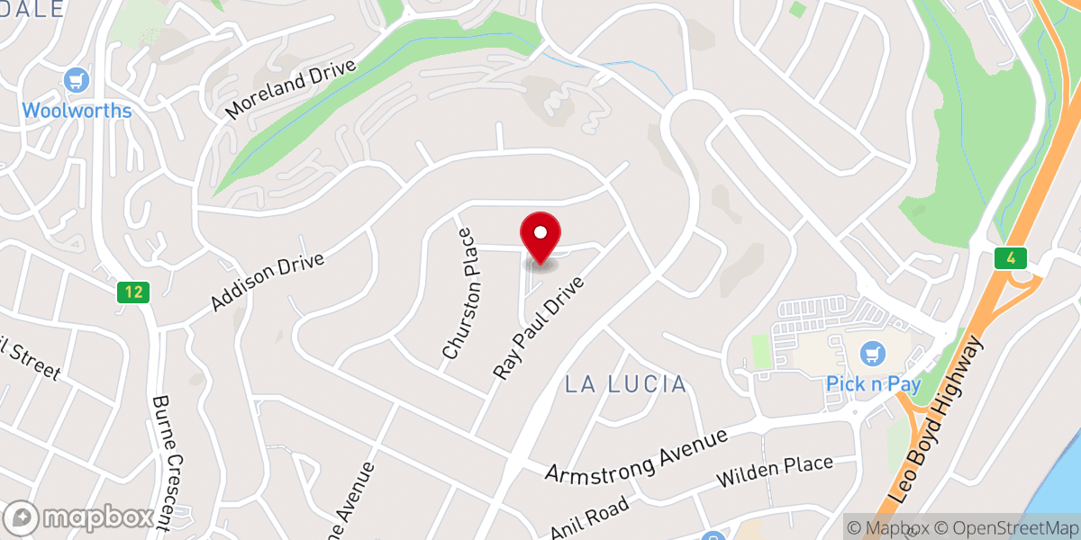 Map showing location of Trinity Methodist Church