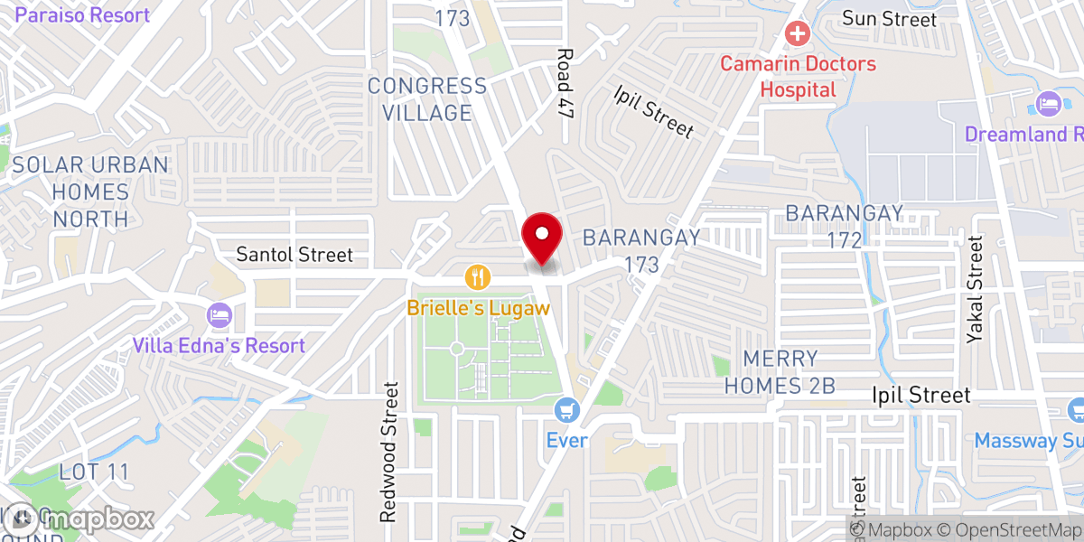 Map showing location of VCA Northwest Caloocan