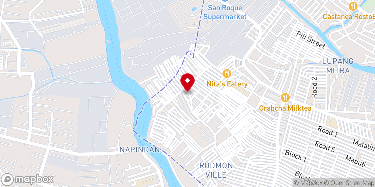 Map showing location of United Pentecostal Church - Pinagbuhatan, Pasig City