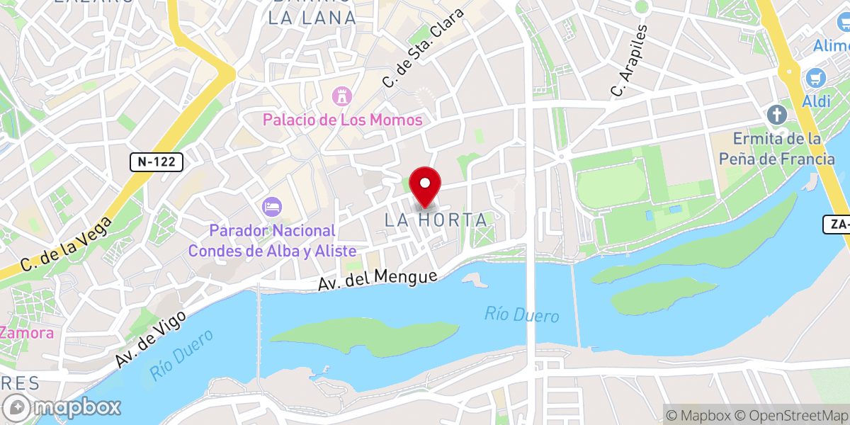 Map showing location of Iglesia Evangélica Majestad