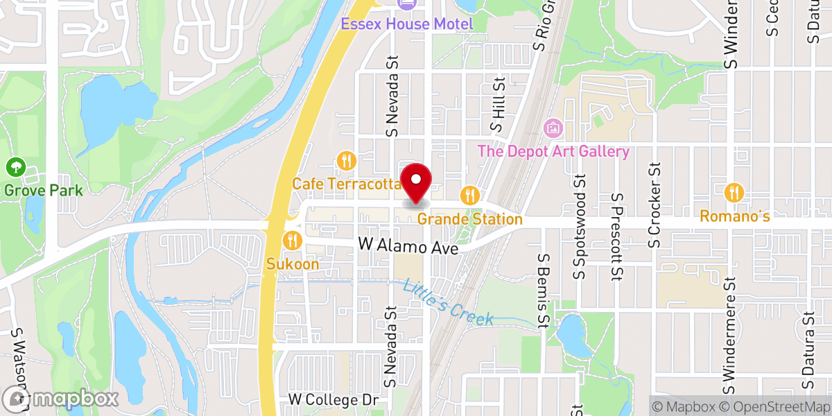 Map showing location of Our lady of loreto church