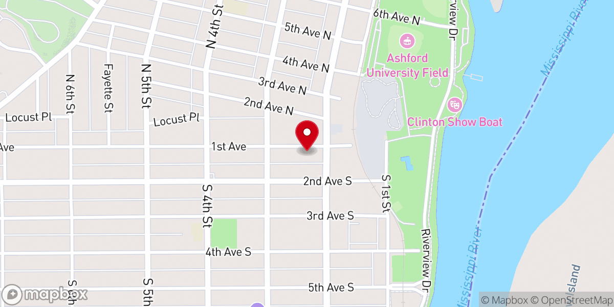 Map showing location of Pantries United