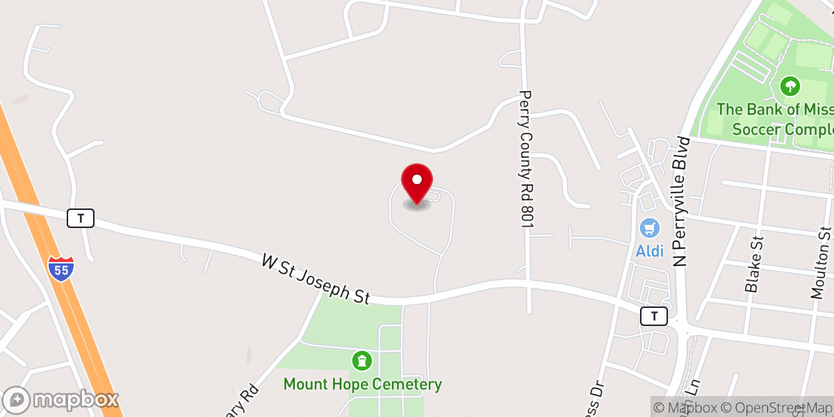 Map showing location of St. Vincent De Paul Seminary Picnic Grounds