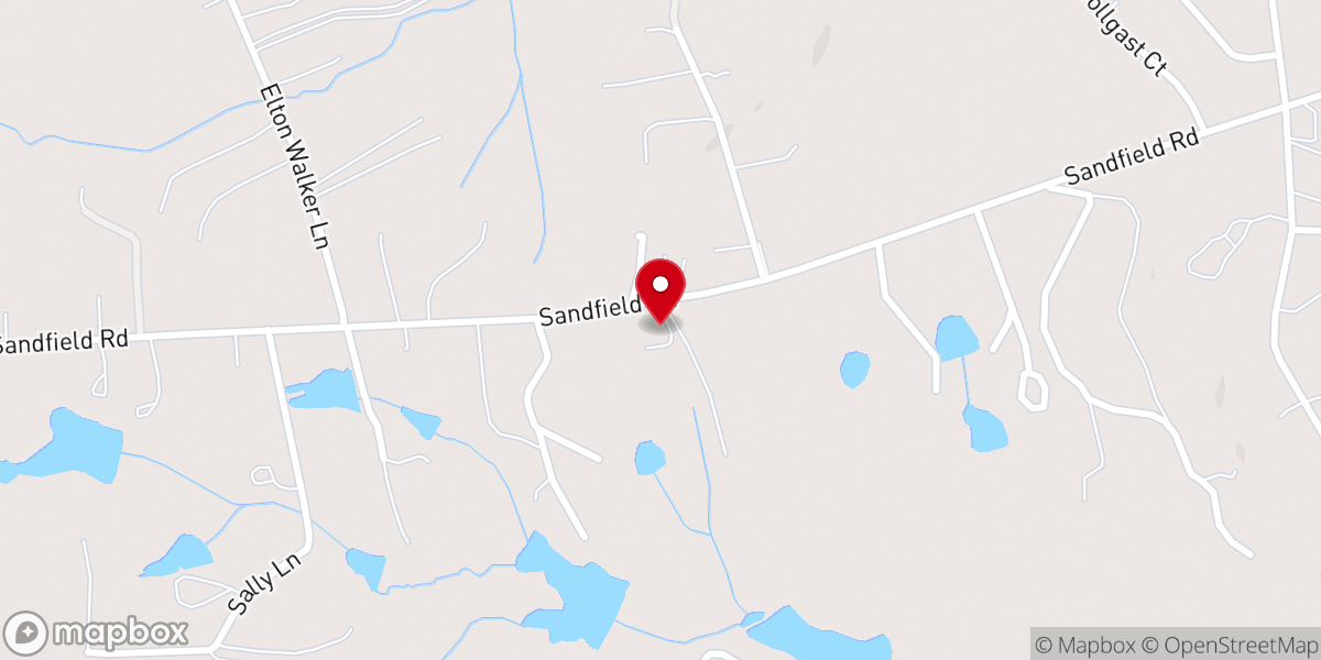Map showing location of Calvary Independent Baptist Church