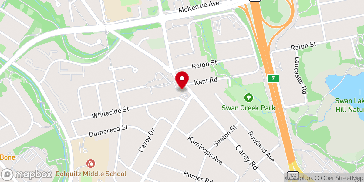 Map showing location of New Life Community Fellowship